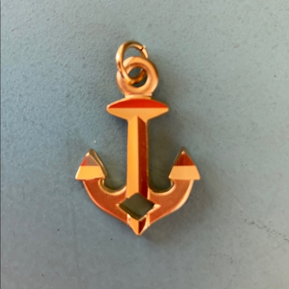 Anchor Charm gold plated Unisex